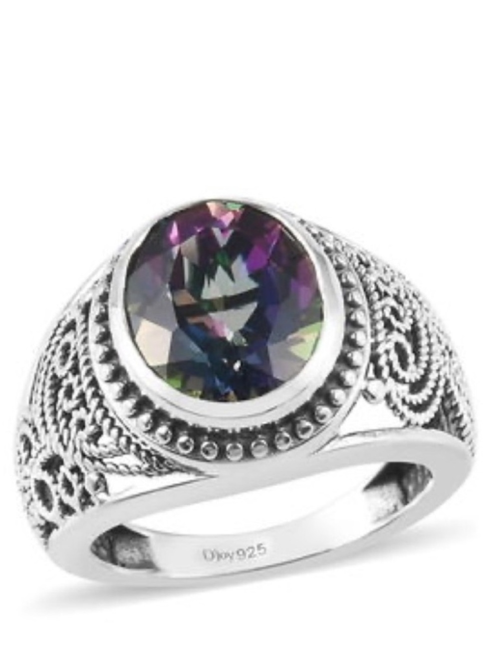 Northern Light Mystic Topaz Ring